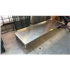 Image 1 : STAINLESS STEEL WORK TABLE TOP D20" X W71" X H10"