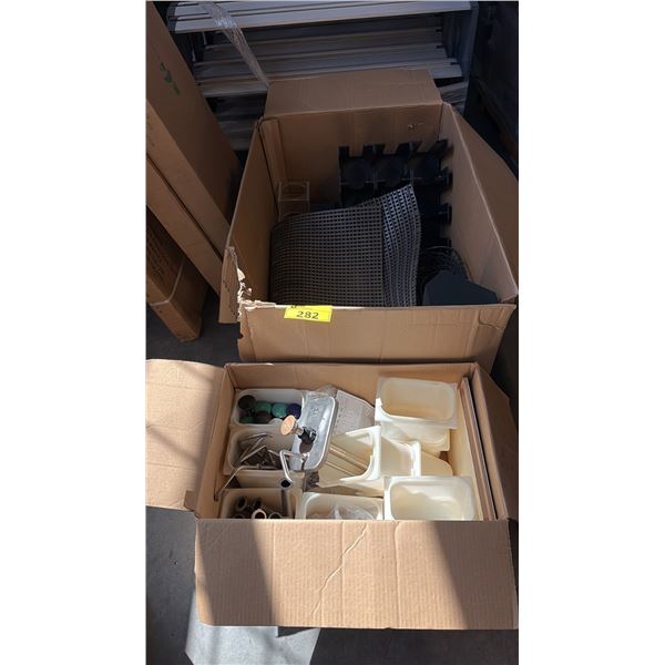 COMMERCIAL KITCHEN ITEMS INCL SOAP DISPENSERS, NONE SLIP MATS, ORGANIZERS AND MORE