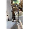 Image 3 : WHITE UTILITY LAUNDRY SINK W/ CABINET BASE D22" X W28" X H35"