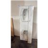 Image 1 : STONE/CERAMIC DOUBLE SINK TOP W/ BACKSPLASH 23"X70"