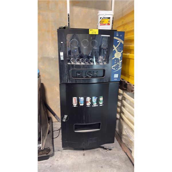 SEAGA HF2500 ELITE COMPACT, ELECTRONIC COMBO VENDING MACHINE - NO KEYS