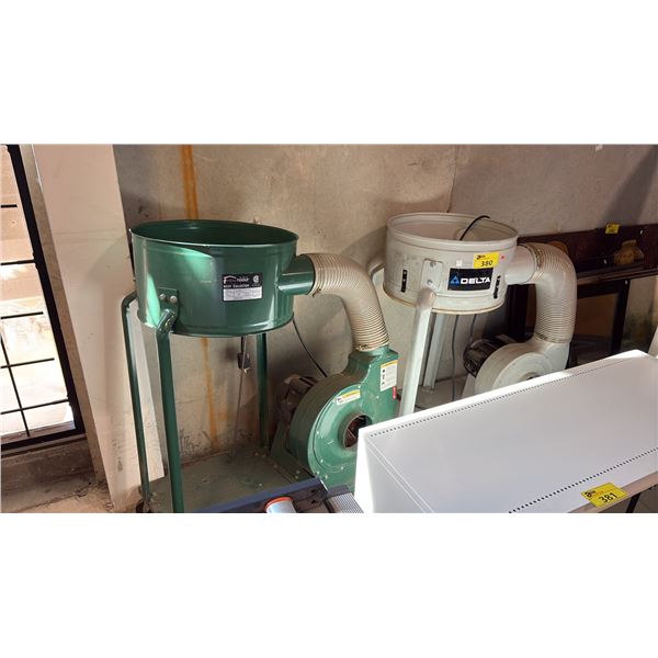 2 INDUSTRIAL DUST COLLECTORS