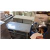 Image 1 : 2 METAL SLIDING GLASS-DOOR CABINETS, 4-DRAWER PLASTIC STORAGE, PLUMBING FIXTURES AND MORE