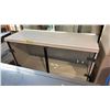 Image 3 : 2 METAL SLIDING GLASS-DOOR CABINETS, 4-DRAWER PLASTIC STORAGE, PLUMBING FIXTURES AND MORE
