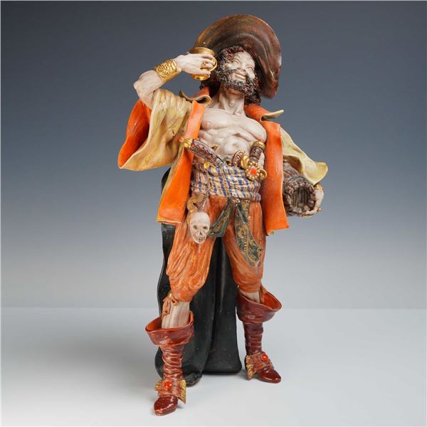 G. Danti Italian Art Pottery Pirate Figurine