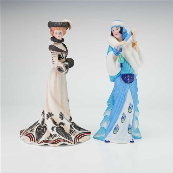 2pc Lenox Figurines, Tea At The Ritz and Rhapsody In Blue