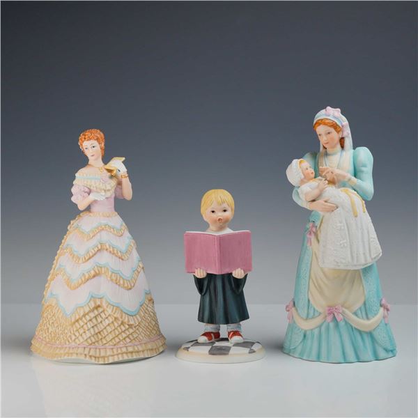 3pc Lenox Fine Matte Porcelain Figurines