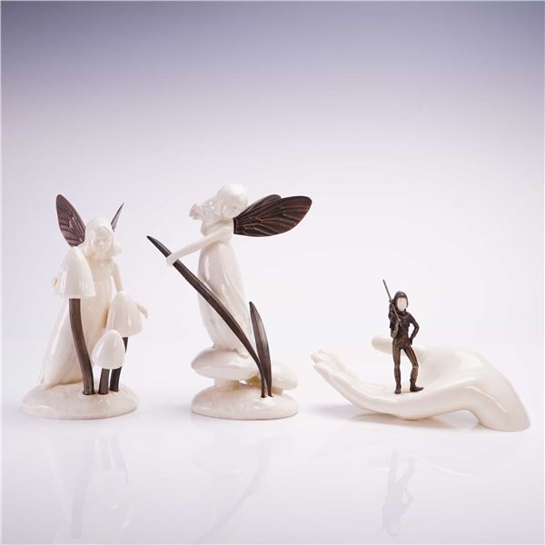 3pc Minton Figurines, Cowslip, Meadowsweet and Tom Thumb