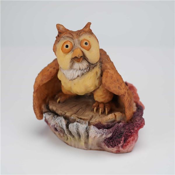 Arden Sculptures Anthropomorphic Owl Figurine Christopher Holt