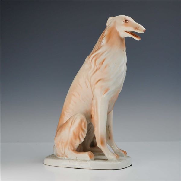 Hollohaza Porcelain Borzoi Dog Figurine