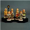 Image 1 : Goebel M.I. Hummel Kinder Choir 8-Piece Figurine Set with Lamppost Display Stand