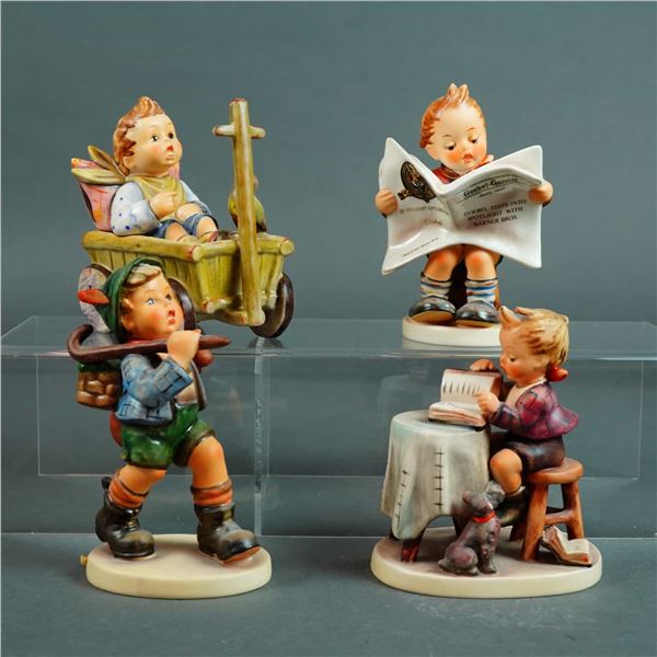 Goebel Hummel, Collection of Four Figurines including Spotlight and The Professor