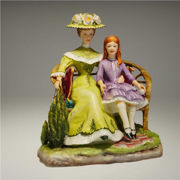 Royal Worcester Victorian Series Charlotte and Jane Figurine