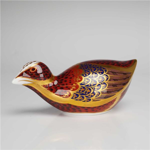 Royal Crown Derby Paperweight, Coot