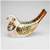 Image 1 : Royal Crown Derby Porcelain Paperweight, Turtle Dove