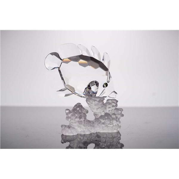 Swarovski Butterfly Fish on Coral Figurine