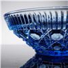 Image 3 : Indiana Glass Windsor Blue Button & Cane Lidded Candy Dish