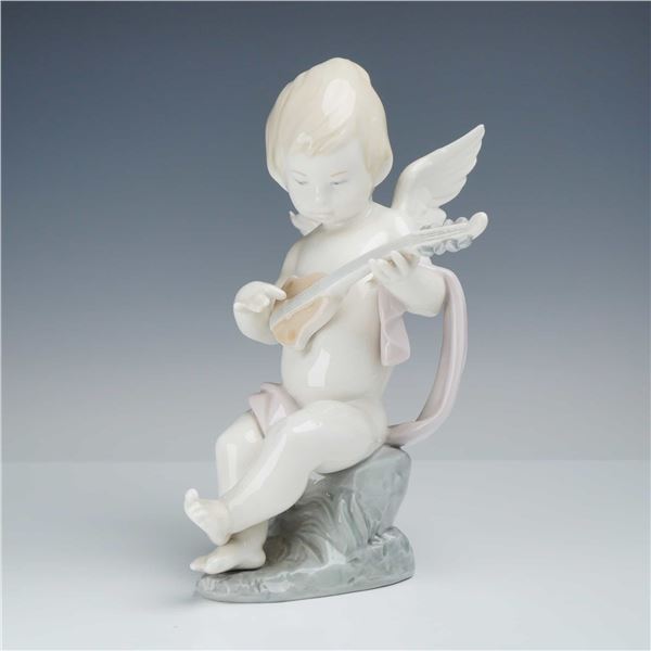 Lladro  Porcelain Figurine Concierto Laud Angel with Lute 01001231