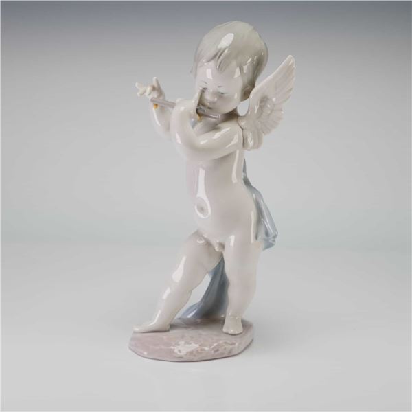 Lladro Porcelain Figurine, Angel with Flute 1233