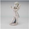 Image 1 : Lladro Porcelain Figurine, Angel with Flute 1233
