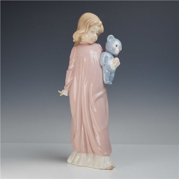 NAO by Lladro Porcelain Figurine, Bianca and Her Bear