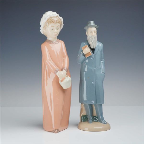 Two Zaphir and Nadal Spanish Polychrome Glazed Porcelain Figurines