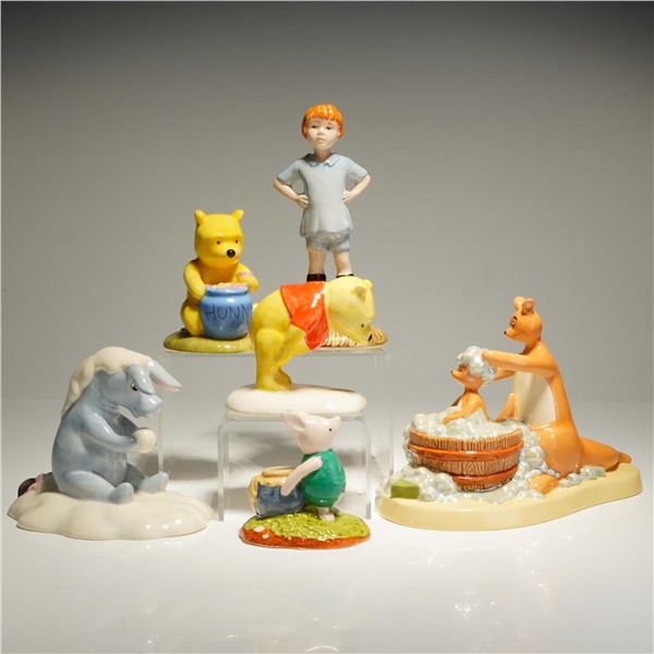 6pc Royal Doulton Winnie the Pooh Figurines
