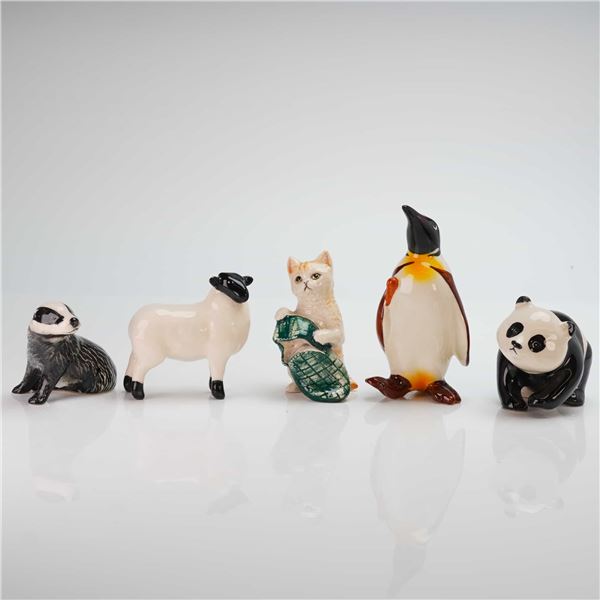 5pc Beswick and Royal Doulton Animal Figurines