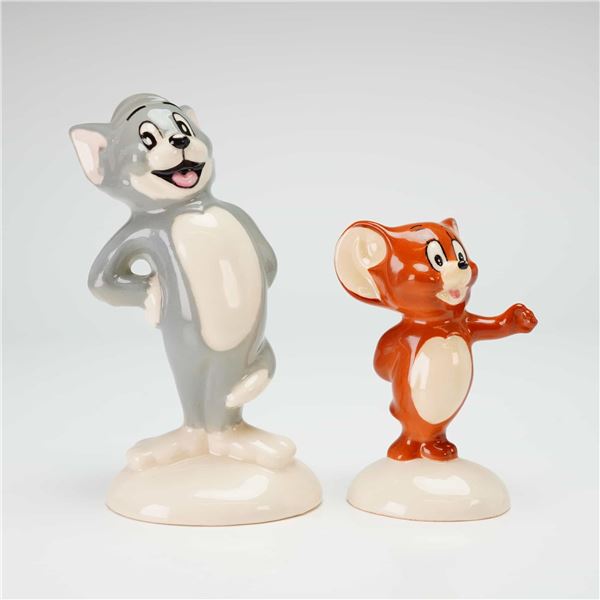 Two John Beswick Royal Doulton Tom and Jerry Figurines