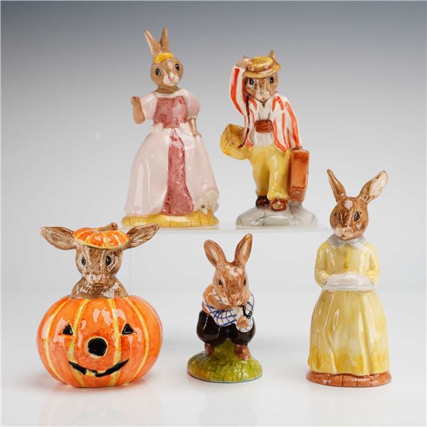 5pc Royal Doulton Bunnykins Figurines