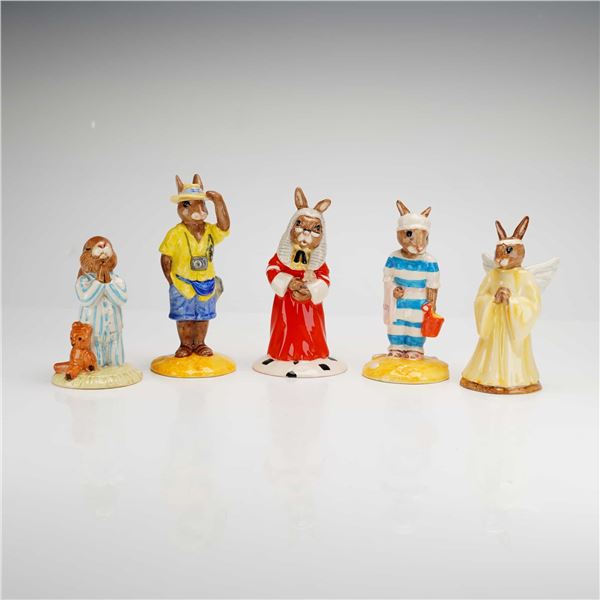 5pc Royal Doulton Bunnykins Figurines