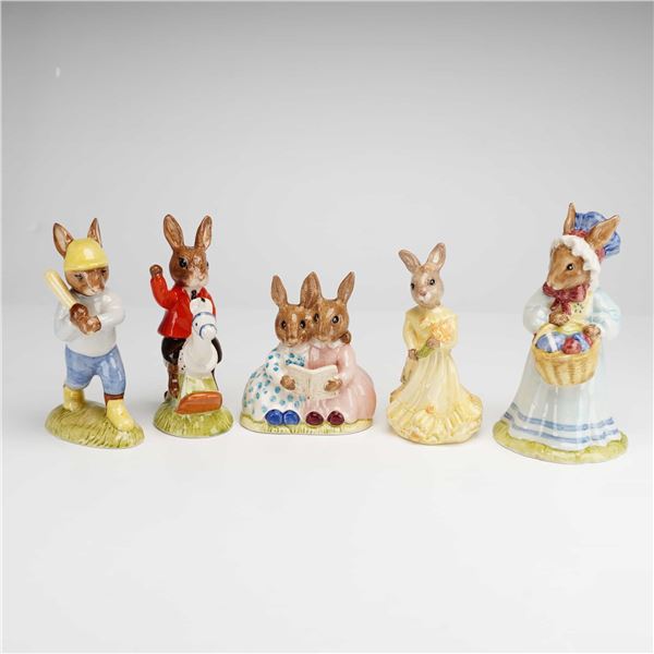 5pc Royal Doulton Bunnykins Figurines