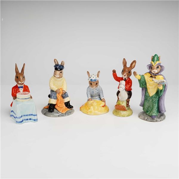 5pc Royal Doulton Bunnykins Figurines