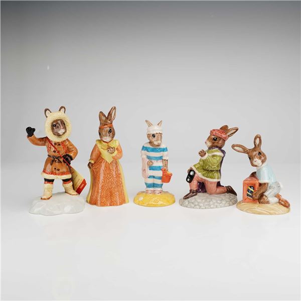 5pc Royal Doulton Bunnykins Figurines