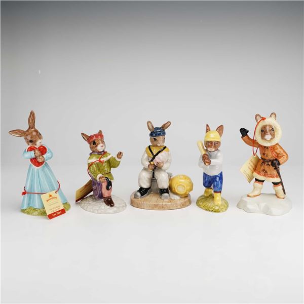 Five Royal Doulton Bunnykins Figurines