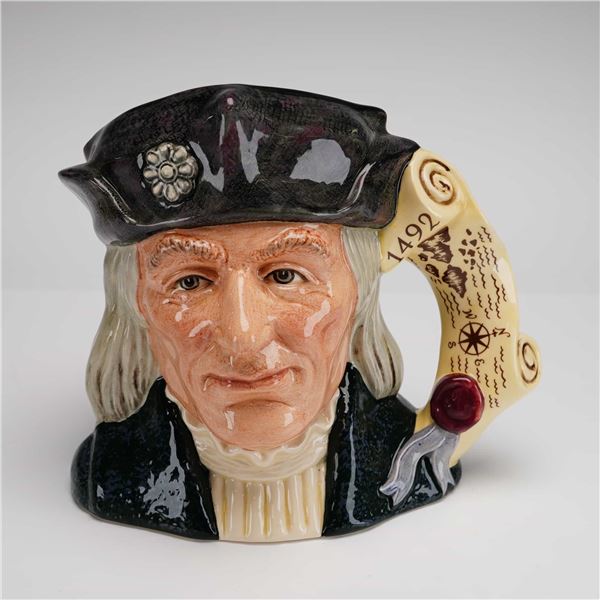 Royal Doulton Large Character Jug, Christopher Columbus D6891