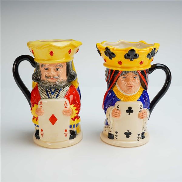 2pc Royal Doulton Toby Jugs, D6969 and 6999