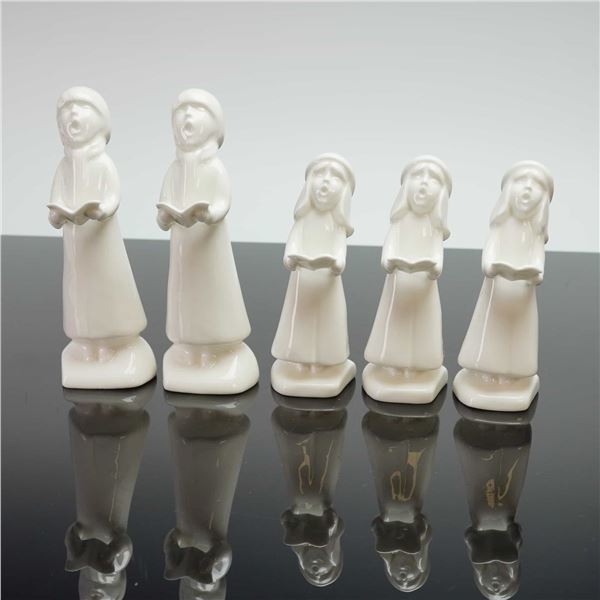 Set of 5 Royal Doulton Images Christmas Choir Carol Singer Figurines