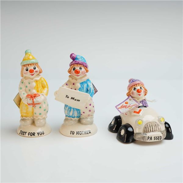 3pc Beswick Little Lovables Figurines, Just for You, To Mother, & Passed