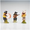 Image 1 : 3pc Beswick Porcelain Figurines, Pig Promenade Band
