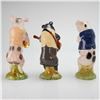 Image 2 : Three Beswick Porcelain Figurines, Pig Promenade Band