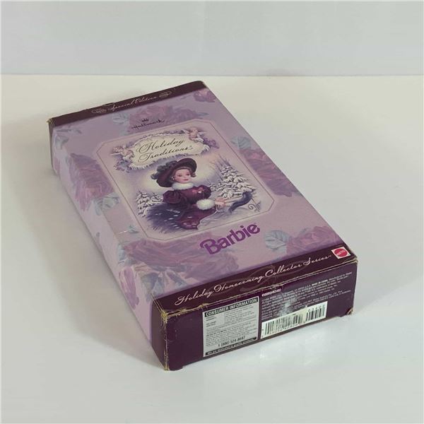 1996 Special Edition Holiday Traditions Barbie Doll Hallmark Holiday Homecoming Collector Series