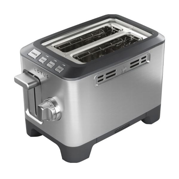 BRAND NEW LOTUS 2 SLICE STAINLESS STEEL TOASTER - TESTED WORKING, RETAIL $499