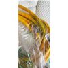 Image 2 : AS NEW 25FT INDOOR OUTDOOR HEAVY DUTY LIGHTED 3 WIRE GROUNDED EXTENSION CORD,YELLOW, 10AWG