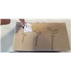 Image 3 : NEW 4 PACK OF SOLAR GARDEN LPATH LIGHTS AND POACK OF NEW A19 LED BULBS