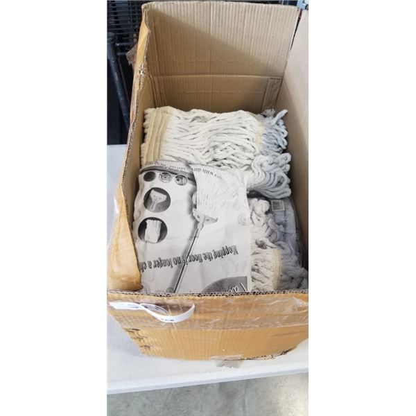 BOX OF NEW MOP HEADS