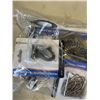 Image 3 : ELECTRIC DRILL REFITTING PLATE SHEARS AND LOT OF NEW HOOKS, LAMINATE FILLER, ETC
