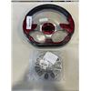 Image 1 : NEW MOMO STEERING RACING WHEEL W/ ALUMINUM WHEEL SPACERS