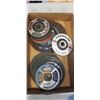 Image 2 : MASTERCRAFT4-1/2 ANGLE GRINDER, WITH ASSORTED BLADES AND PADS ETC