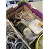 Image 5 : TRAY OF SHOP HARDWARE INCLDUNG MUFFLER CLAMPS, BOLTS AND PINS, SHACKLES ETC